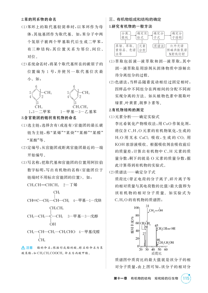 《2_精讲册-第十一章有机物的结构烃和烃的衍生物_2026版教学资源包_202653高考总复习A版_浙江版_2026版.浙江版.选考总复习.化学.5·3A版_二、教师用书PDF_1_专题资料包》第2页预览