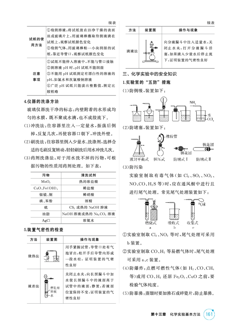 《2_精讲册-第十三章化学实验基本方法_2026版教学资源包_202653高考总复习A版_新高考_化学_教师A版2026年.新高考版.化学.53_二、教师用书PDF_第十三章化学实验基本方法_1_专题资料包》第4页预览
