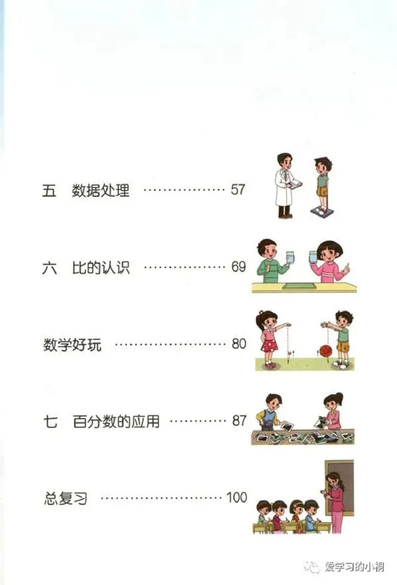 《北师版数学书+答案6A_2025小学全科《课后习题答案》大合集语文数学英语科学道法_《小学课后习题参考答案》2025秋_小学数学（25秋更新）_数学（北师大）25秋更新_1-6上册》第3页预览