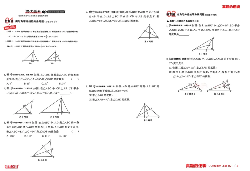 《2027《学习之星•真题逻辑》数学八上专题卷_2026秋初中教辅合集_2027学习之星_2027《学习之星•真题的逻辑》8上数学（人教）》第5页预览
