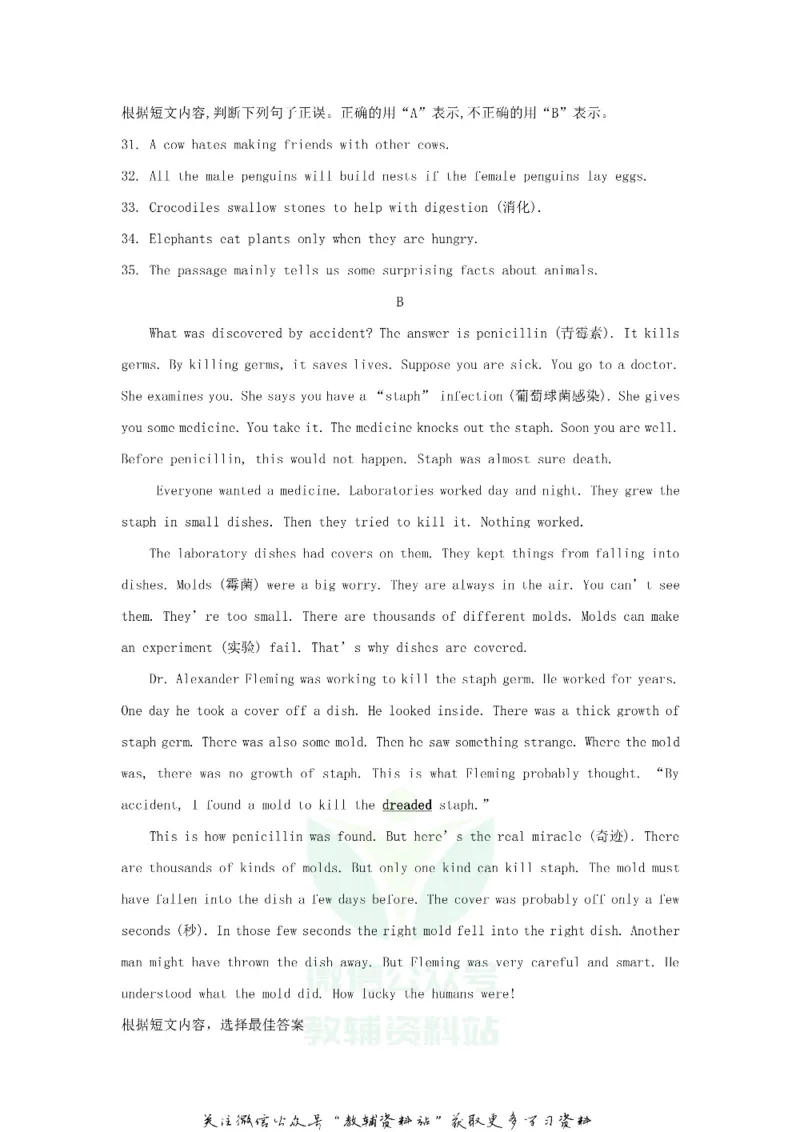 《2018山东省临沂市中考英语真题及答案_初高中资料库_初中资料库（转存避免链接过期失效）_初中英语》第5页预览