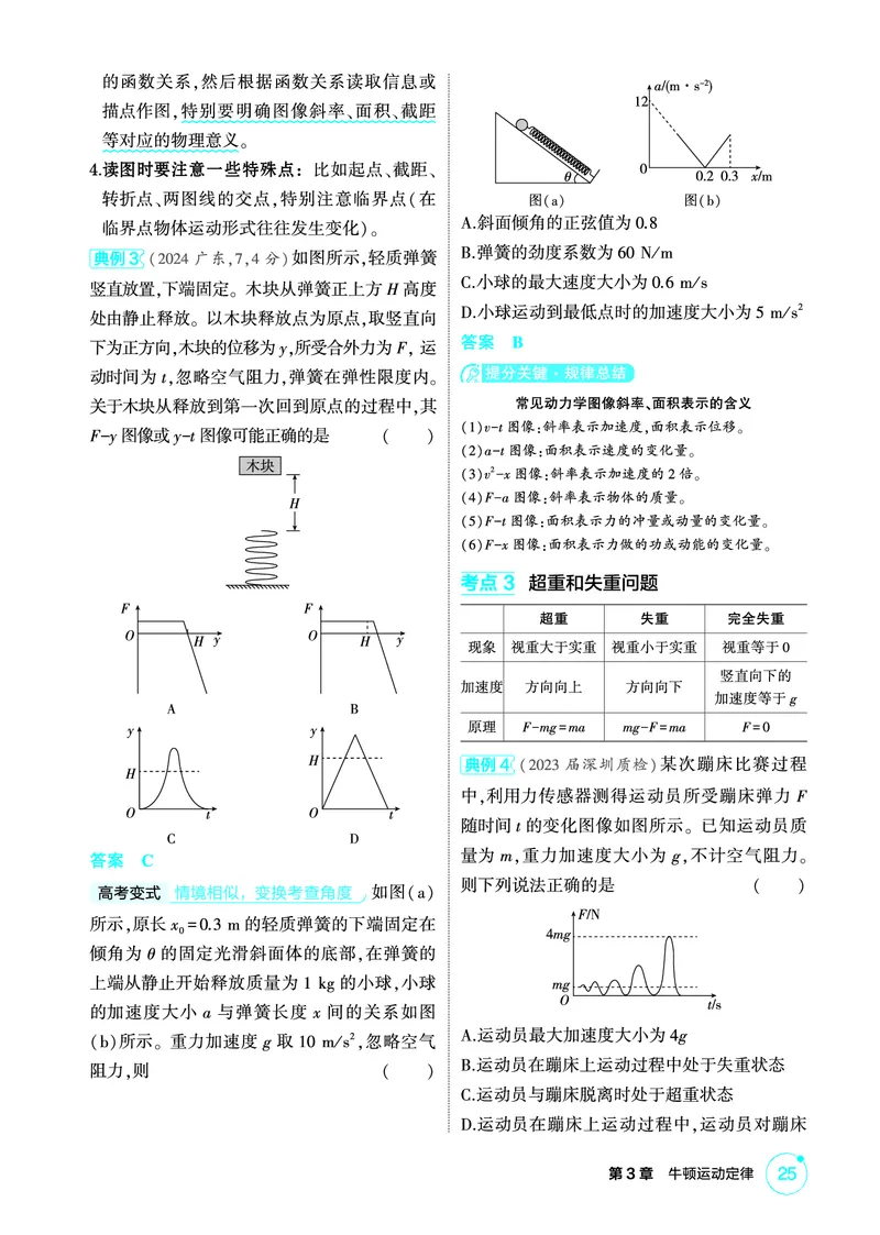 《2_精讲册第3章牛顿运动定律_2026版教学资源包_202653高考总复习A版_广东版_2026版.广东版.选考总复习.物理.5·3A版_二、教师用书PDF_第3章牛顿运动定律_1_PDF教参电子书》第4页预览