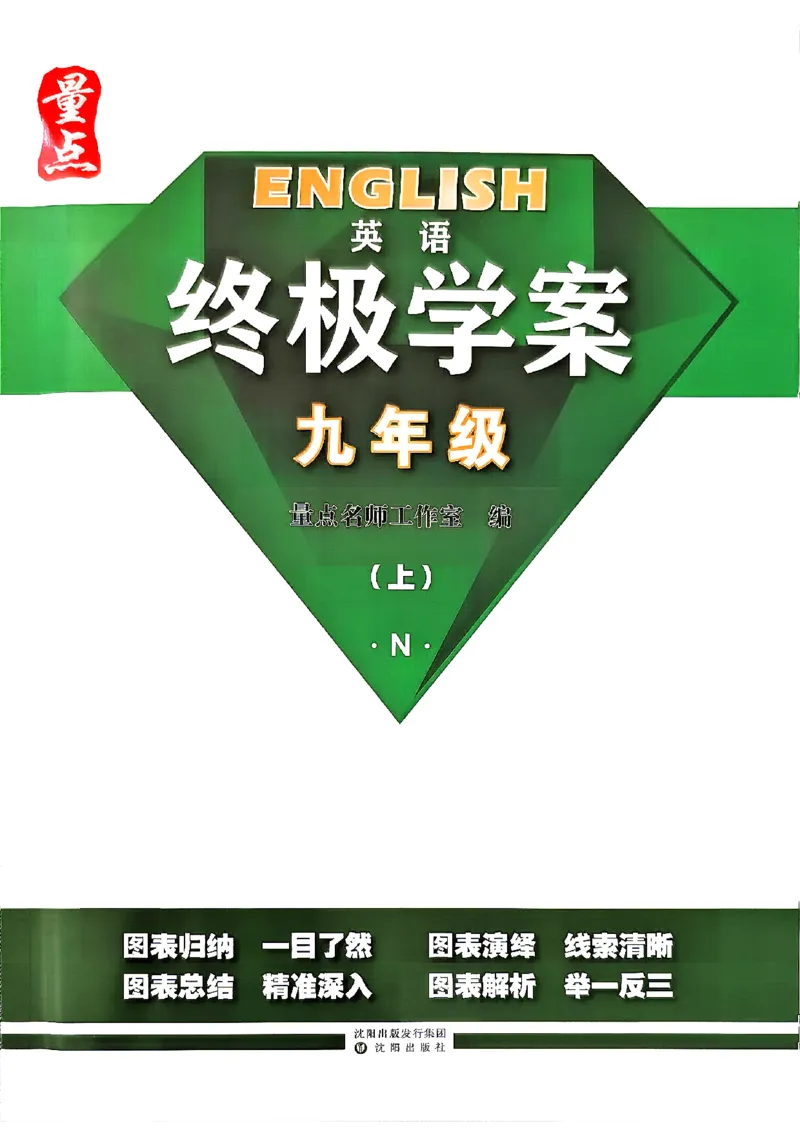 《26年新九上终极学案主书_2026秋初中教辅合集_2027《量点•终极学案》9上英语（沪教版）》第1页预览