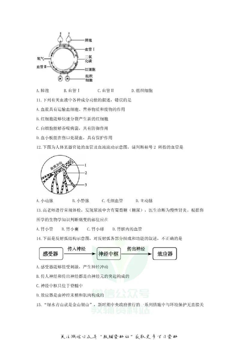《2018山东省聊城市中考生物真题及答案_初高中资料库_初中资料库（转存避免链接过期失效）_初中生物》第3页预览