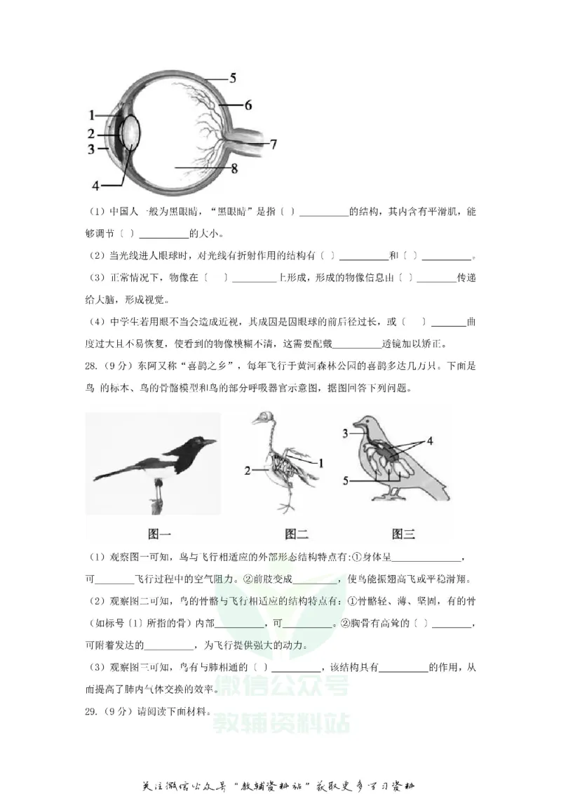 《2018山东省聊城市中考生物真题及答案_初高中资料库_初中资料库（转存避免链接过期失效）_初中生物》第6页预览