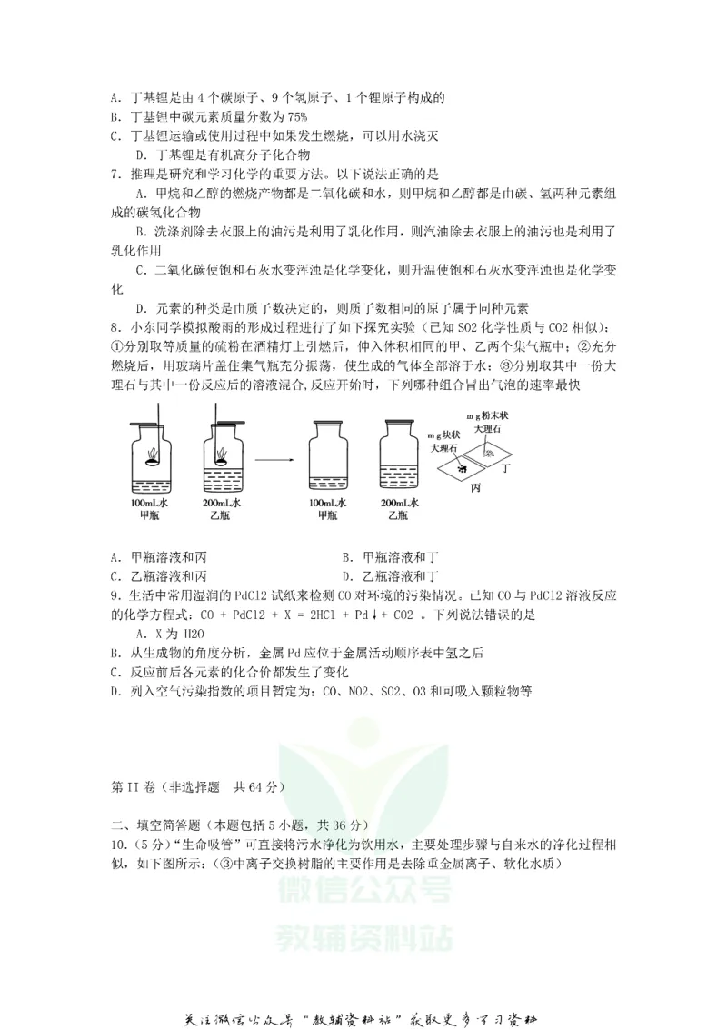 《2018山东省东营市中考化学真题及答案_初高中资料库_初中资料库（转存避免链接过期失效）_初中化学》第2页预览