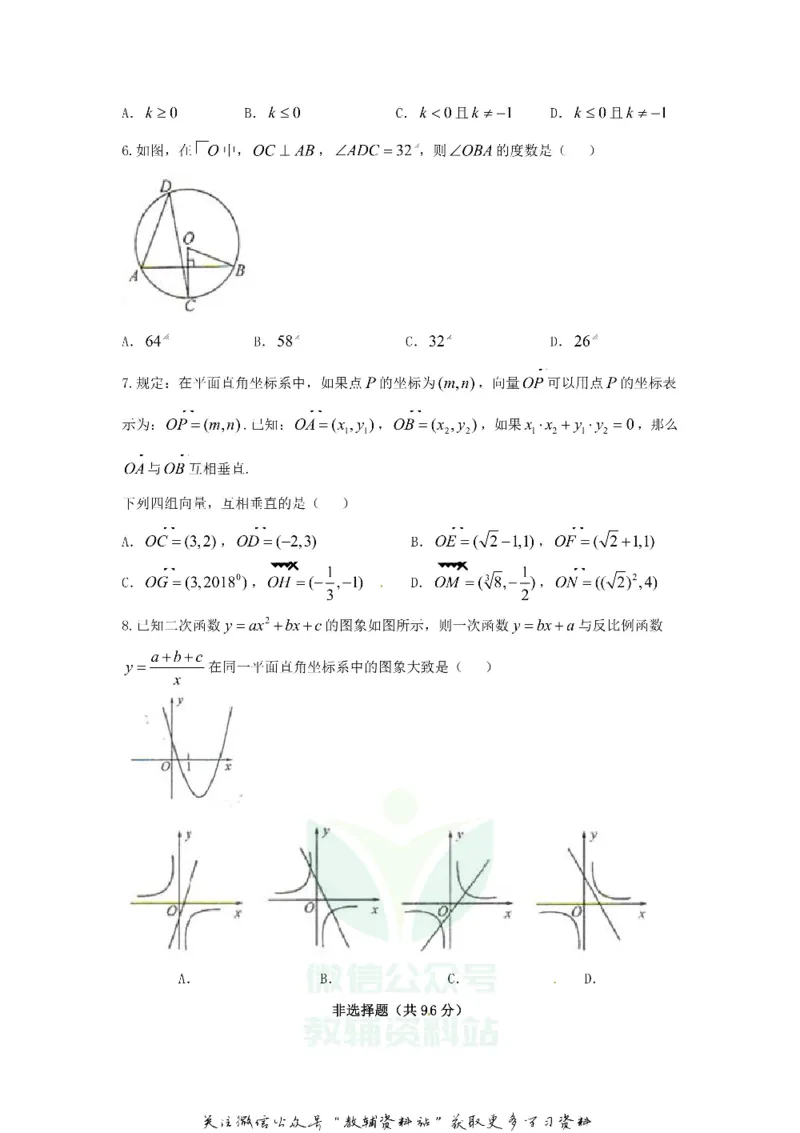 《2018山东省菏泽市中考数学真题及答案_初高中资料库_初中资料库（转存避免链接过期失效）_初中数学》第2页预览
