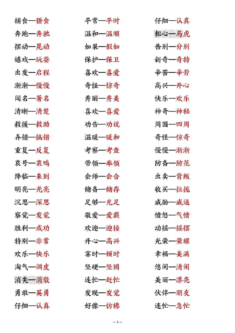 《新版•2上语文《期末总复习》全册高频考点汇总_26秋小学语文《精选合集》_新版•2年级语文《精选合集》上册_新版•2上语文《重点汇总》》第3页预览