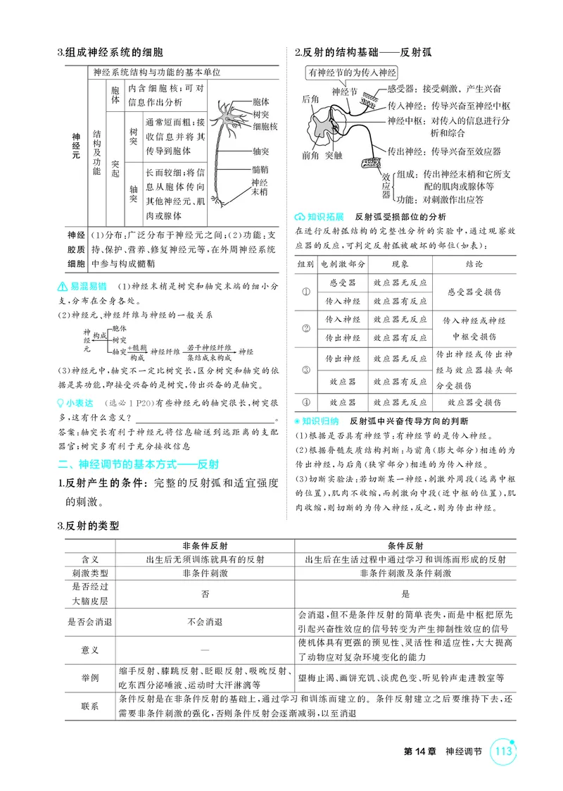 《2_精讲册-第14章神经调节_2026版教学资源包_202653高考总复习A版_湖南版_2026版.湖南版.选考总复习.生物.5·3A版_第3部分稳态与调节_第14章神经调节_4_PDF教参电子书》第2页预览