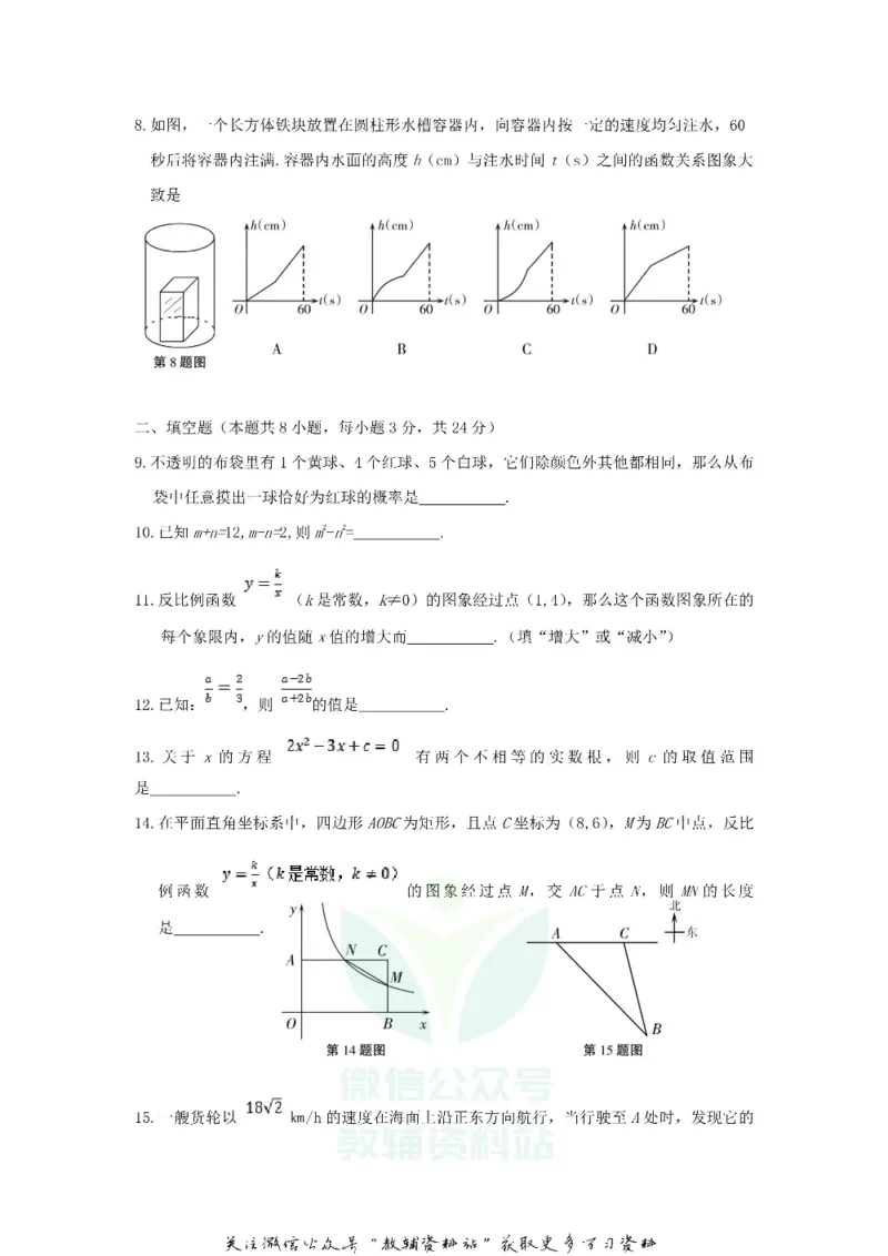 《2018宁夏中卫中考数学真题及答案_初高中资料库_初中资料库（转存避免链接过期失效）_初中数学》第2页预览