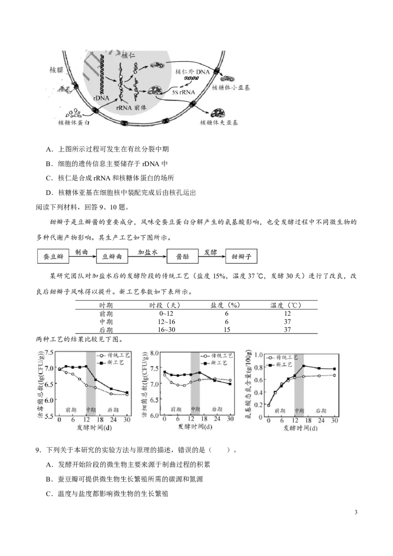 《2020年天津市高考生物试卷(1)_高考一二三轮复习_生物_2027年高考生物专项_2008年-2026年生物高考真题-G427_2008-2020年高考_地方卷_天津高考生物07-21_A4word版》第3页预览