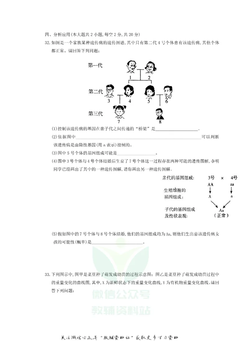 《2018湖南省邵阳市中考生物真题及答案_初高中资料库_初中资料库（转存避免链接过期失效）_初中生物》第7页预览
