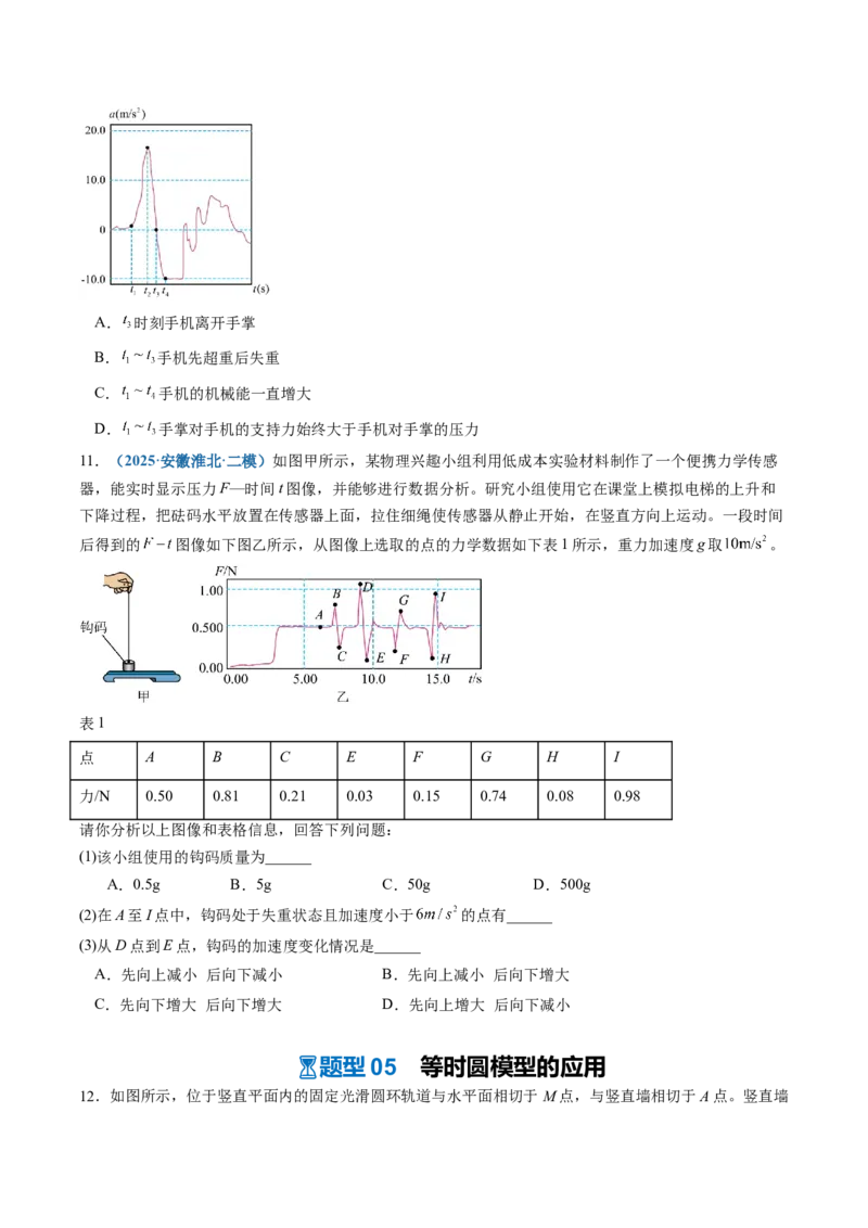 《第08讲牛顿运动定律的应用（专项训练）（安徽专用）（学生版）_地理_2027年高考地理一轮_2027年高考物理一轮课件+讲义+练习（安徽专用）-G326_2027版》第7页预览