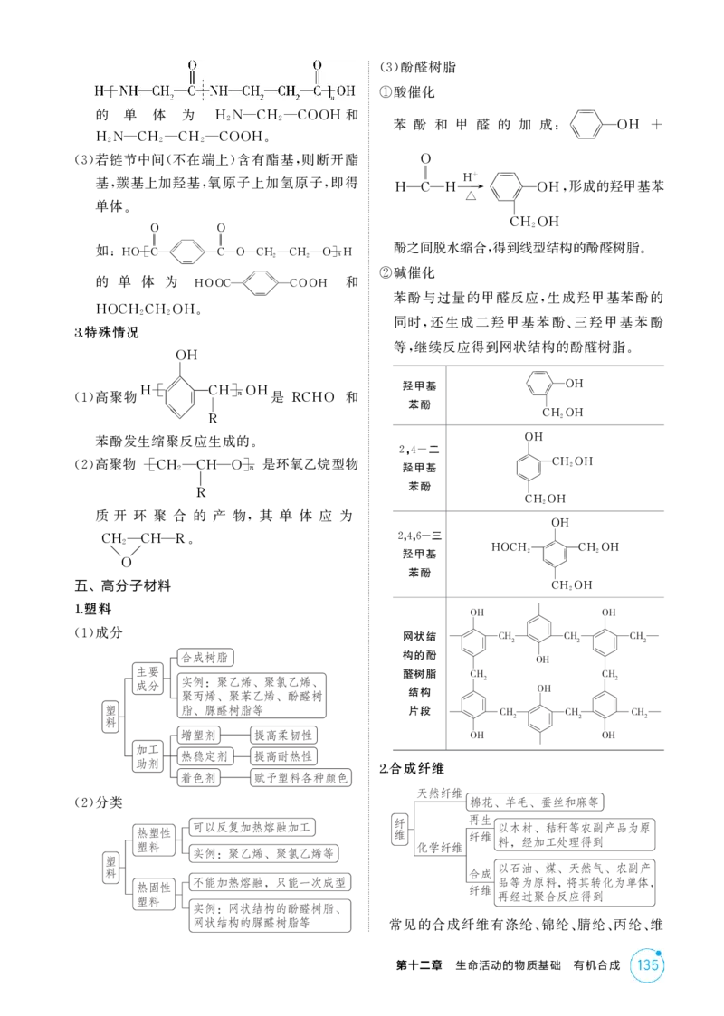 《2_精讲册-第十二章生命活动的物质基础有机合成_2026版教学资源包_202653高考总复习A版_浙江版_2026版.浙江版.选考总复习.化学.5·3A版_二、教师用书PDF_1_专题资料包》第6页预览