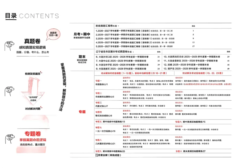 《2027《学习之星•真题逻辑》数学七上专题卷_2026秋初中教辅合集_2027学习之星_2027《学习之星•真题的逻辑》7上数学（人教）》第2页预览