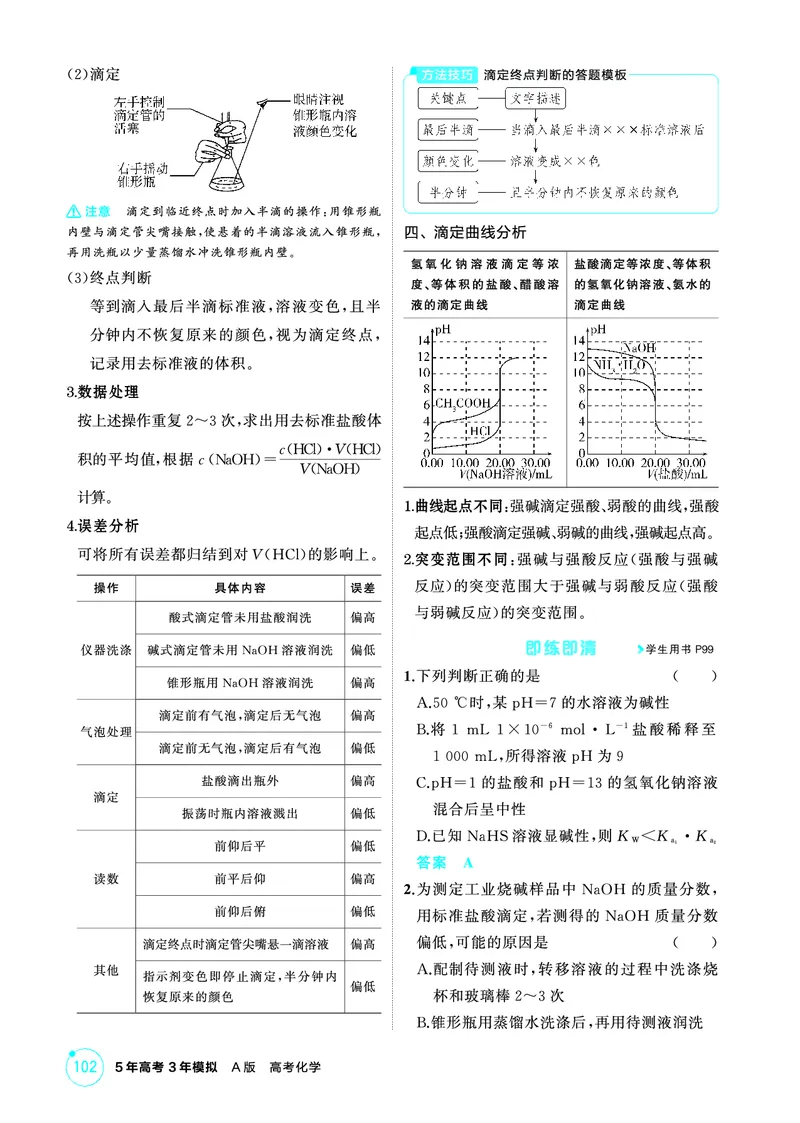 《2_精讲册-第十章　水溶液中的离子反应与平衡_2026版教学资源包_202653高考总复习A版_山东版_2026版.山东版.选考总复习.化学.5·3A版_二、教师用书PDF_第十章水溶液中的离子反应与平衡》第5页预览
