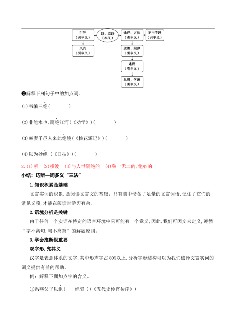 《11文言实词（一词多义、古今异义、通假）巧判断-_语文_一轮复习_2024年_2024年高考语文一轮复习之文言文阅读（全国通用）_资料》第4页预览