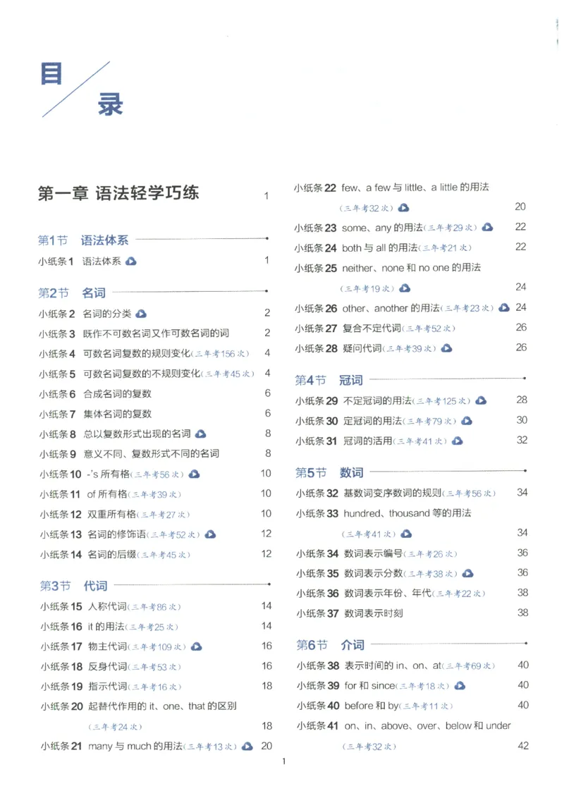 《2027版星火初中英语语法120张小纸条_2026秋初中教辅合集_2027《星火英语•初中英语语法120张小纸条》》第4页预览