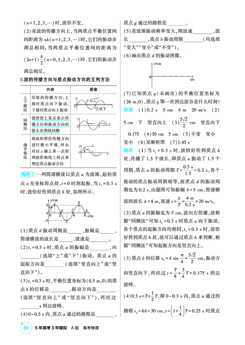 《2_精讲册第8章机械振动机械波_2026版教学资源包_202653高考总复习A版_广东版_2026版.广东版.选考总复习.物理.5·3A版_二、教师用书PDF_第8章机械振动机械波_1_PDF教参电子书》第4页预览