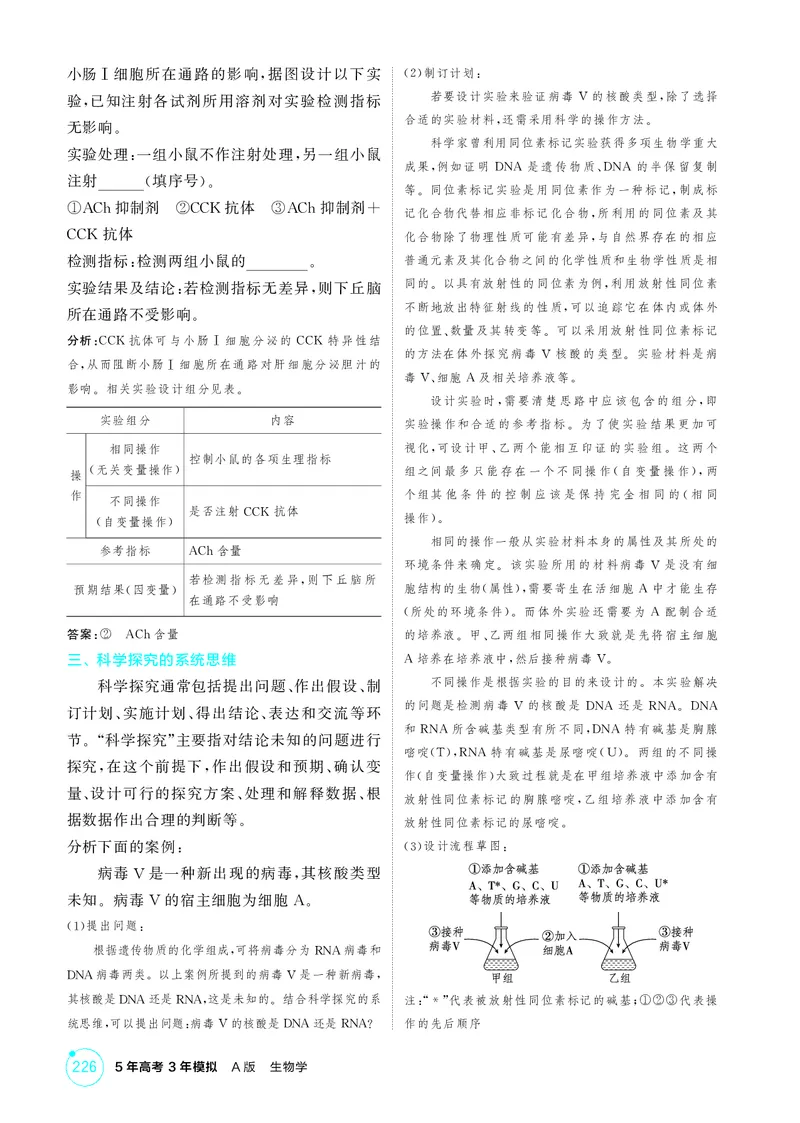《2_精讲册微专题4实验分析与设计_2026版教学资源包_202653高考总复习A版_新高考_生物_教师A版2026年.新高考版.生物.53_微专题_微专题4实验分析与设计_4_PDF教参电子书》第4页预览