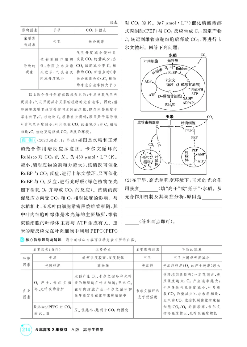 《2_精讲册-微专题3精准分析与解释生物学问题_2026版教学资源包_202653高考总复习A版_湖南版_2026版.湖南版.选考总复习.生物.5·3A版_微专题_微专题3精准分析与解释生物学问题_4_PDF教参电子书》第3页预览