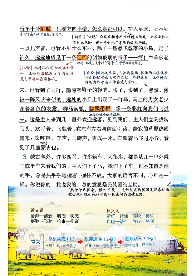 《2025秋小学语文《课堂笔记》6年级上册（含教材答案）_2025小学全科《课后习题答案》大合集语文数学英语科学道法_《小学课后习题参考答案》2025秋_小学语文（25秋更新）_6年级上册》第7页预览