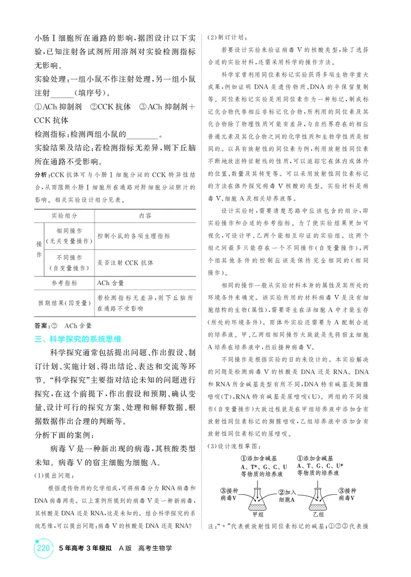 《2_精讲册-微专题4实验分析与设计_2026版教学资源包_202653高考总复习A版_湖南版_2026版.湖南版.选考总复习.生物.5·3A版_微专题_微专题4实验分析与设计_4_PDF教参电子书》第4页预览