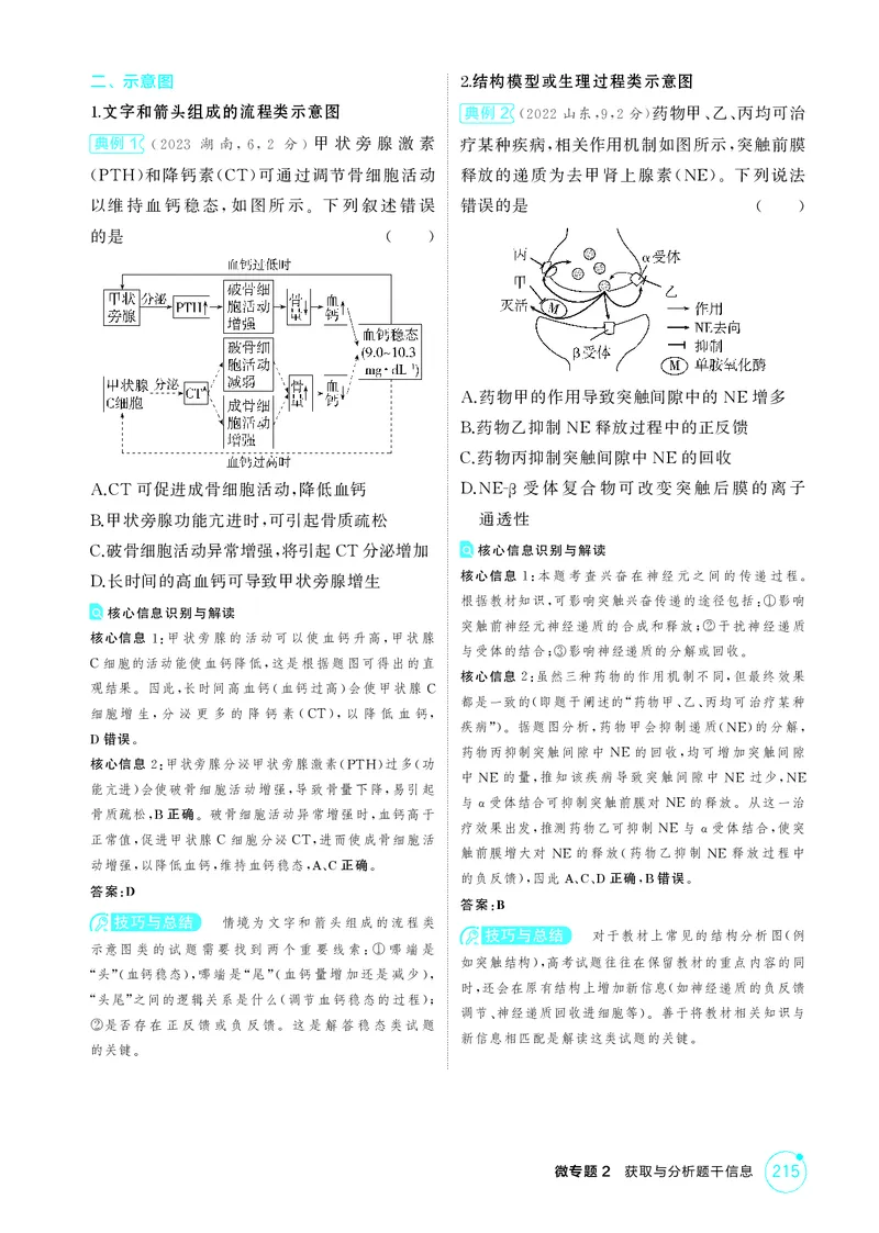 《2_精讲册微专题2获取与分析题干信息_2026版教学资源包_202653高考总复习A版_新高考_生物_教师A版2026年.新高考版.生物.53_微专题_微专题2获取与分析题干信息_4_PDF教参电子书》第2页预览