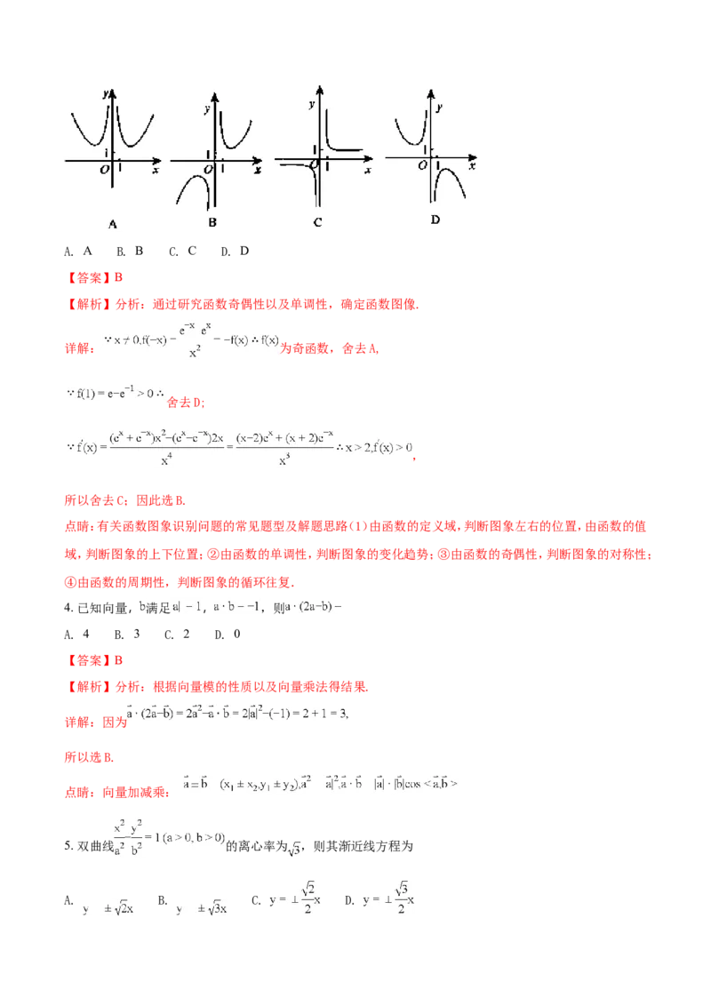 《2018年高考重庆理科数学试题及答案(精校版)_高考一二三轮复习_数学_2027年高考数学专项复习更新中_2008年-2026年数学高考真题-G427_2008-2020年高考_2008-2020年_地方卷_重庆08-20_理科》第6页预览
