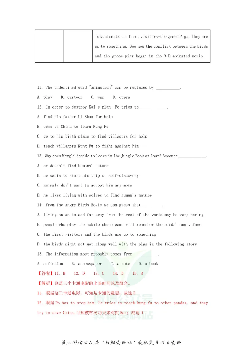 《2018山东省枣庄市中考英语真题及答案_初高中资料库_初中资料库（转存避免链接过期失效）_初中英语》第6页预览