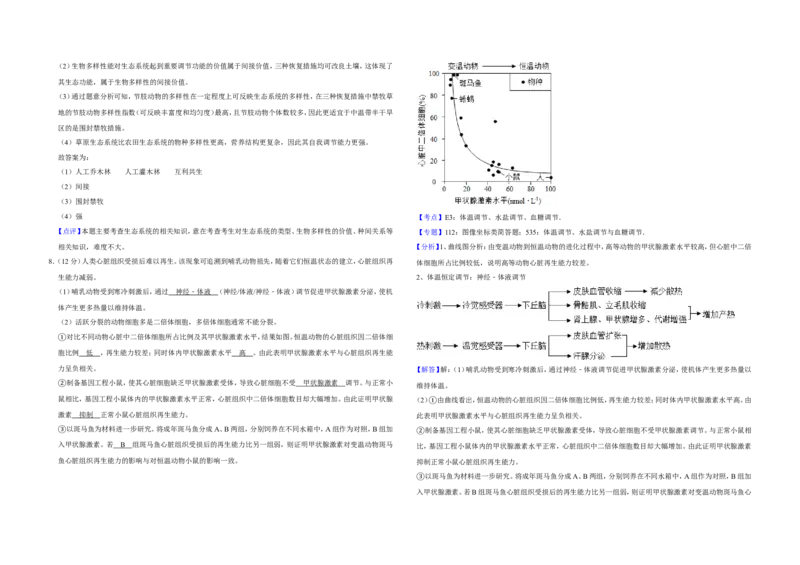 《2019年天津市高考生物试卷解析版(1)_高考一二三轮复习_生物_2027年高考生物专项_2008年-2026年生物高考真题-G427_2008-2020年高考_地方卷_天津高考生物07-21_A3word版》第4页预览