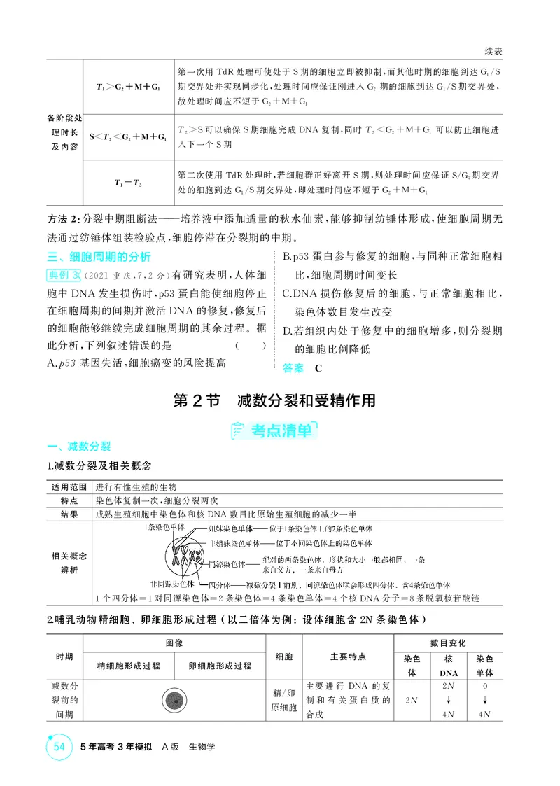 《2_精讲册第6章细胞的生命历程_2026版教学资源包_202653高考总复习A版_新高考_生物_教师A版2026年.新高考版.生物.53_第1部分分子与细胞_第6章细胞的生命历程_4_PDF教参电子书》第6页预览