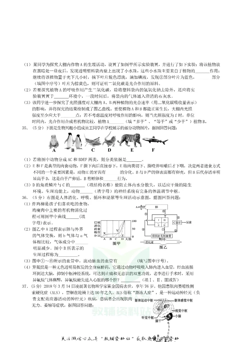 《2018湖南省湘潭市中考生物真题及答案_初高中资料库_初中资料库（转存避免链接过期失效）_初中生物》第4页预览