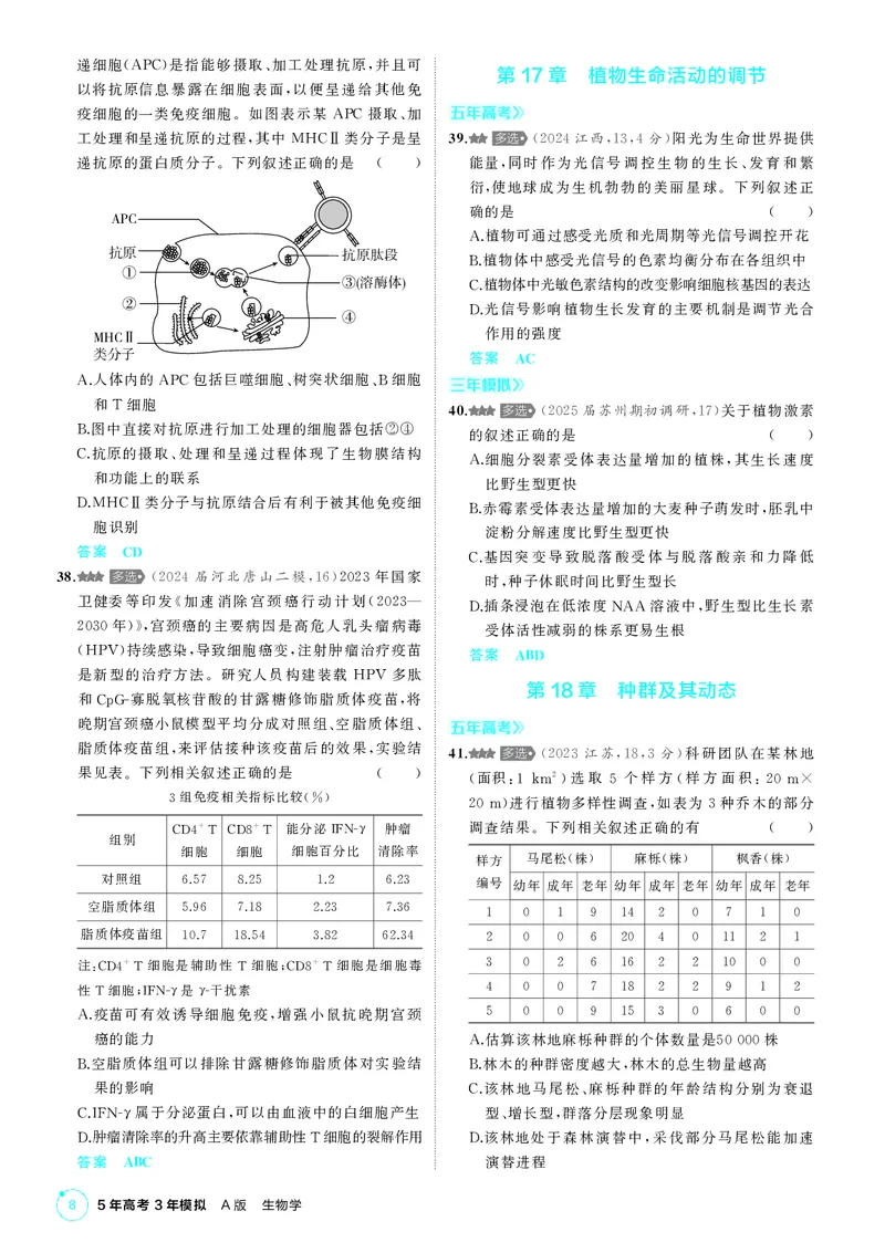 《1_《多项选择题不定项选择题》PDF_2026版教学资源包_202653高考总复习A版_新高考_生物_教师A版2026年.新高考版.生物.53_多项选择题不定项选择题_2_PDF教参电子书》第8页预览