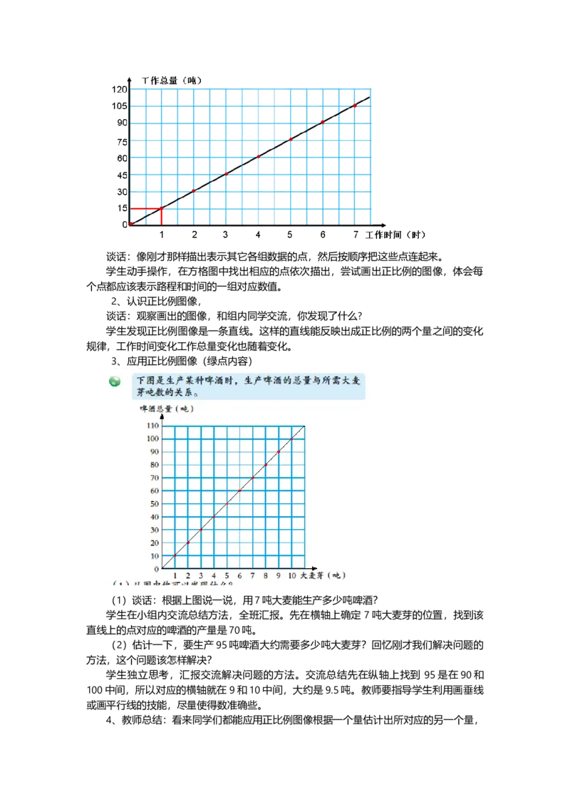 《5正比例的意义及图像（2）_26春小学语数英道科各版本《课件+教案》_26春各版本数学《课件+教案》1-6年级下册_26春青岛版数学1-6年级下册教案课件PPT_青岛版数学六年级下册（26春）_教案》第2页预览