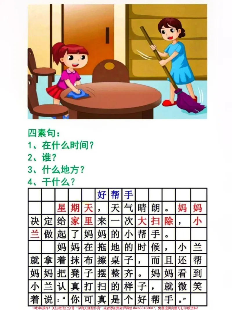 《一二年级常考看图写话整理归纳#每天学习一点点#家长收藏孩子受益#教育#知识点总结#小学语文资料分享》第2页预览