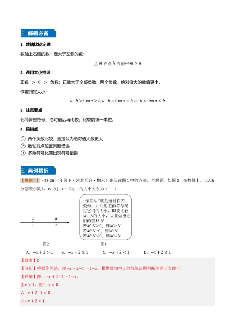 《专题02数轴的综合应用（题型专练）（解析版）_2026秋初中教辅合集_2027学科网&_2026秋《同步备课系列》7上数学_第一章有理数_专项训练_专题02数轴的综合应用（题型专练）》第6页预览