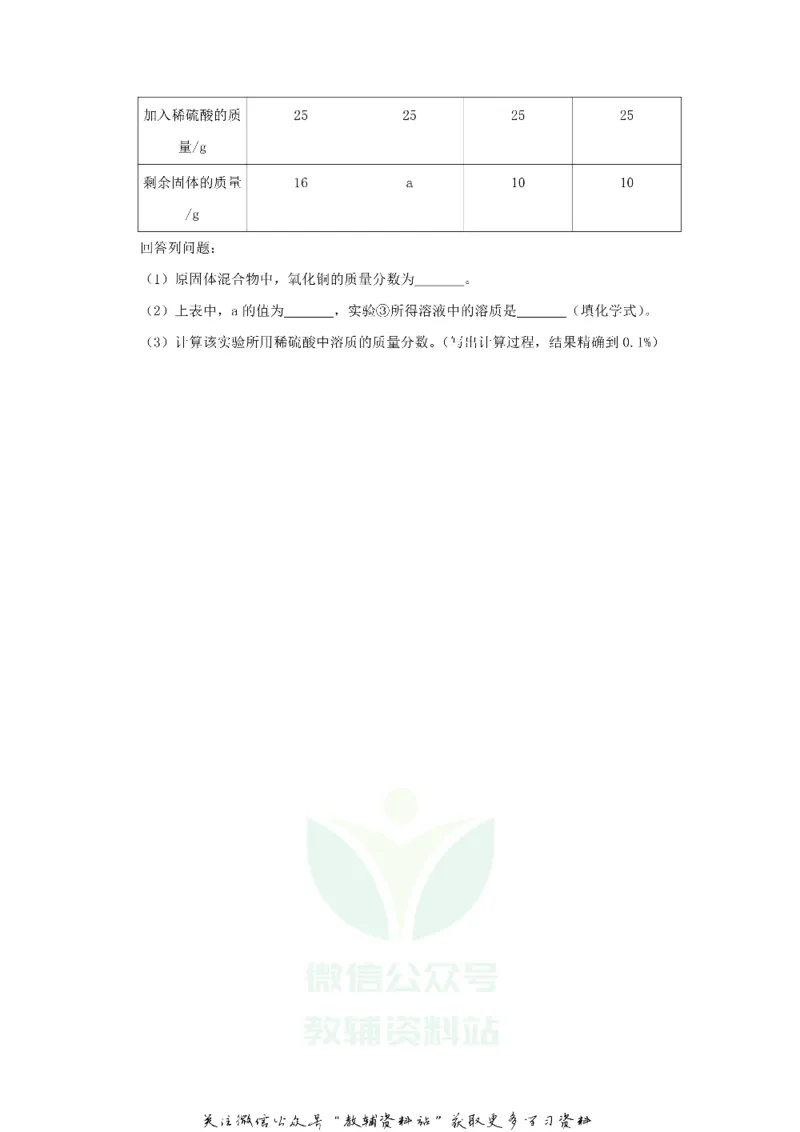 《2019贵州省黔西南州中考化学试题及答案_初高中资料库_初中资料库（转存避免链接过期失效）_初中化学》第6页预览
