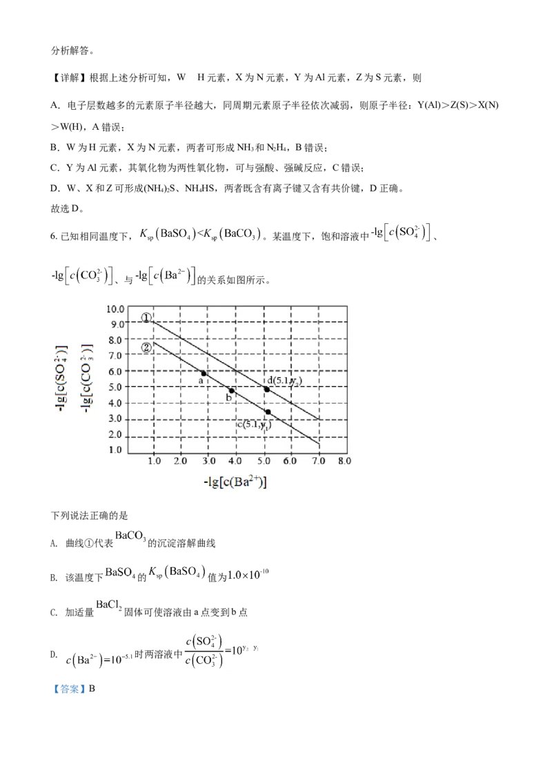 《2021年全国统一高考化学试卷（新课标ⅲ）（含解析版）(1)_高考一二三轮复习_化学_2027年高考化学专项复习_2008年-2026年化学高考真题-G427_2008-2020年高考_全国卷_A4word版》第4页预览
