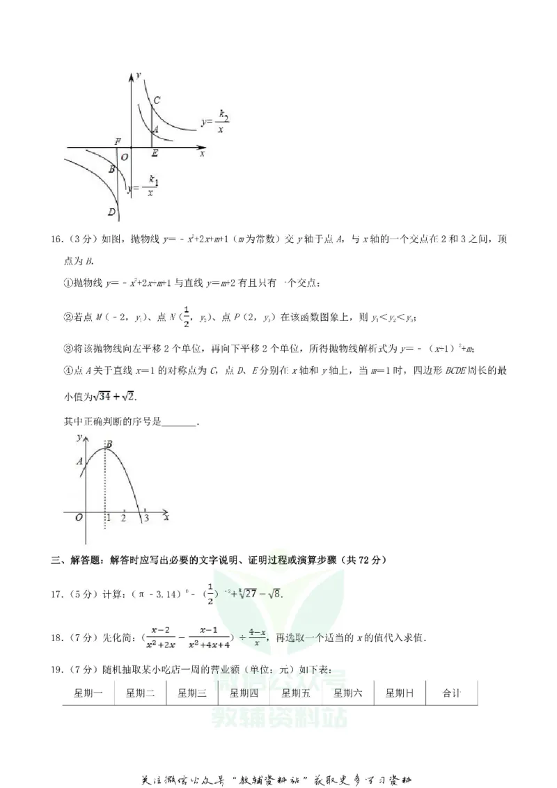 《2019四川省达州市中考数学真题及答案_初高中资料库_初中资料库（转存避免链接过期失效）_初中数学》第4页预览