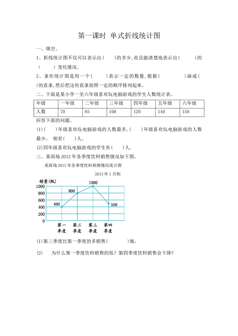 《7.1单式折线统计图_26春小学语数英道科各版本《课件+教案》_26春各版本数学《课件+教案》1-6年级下册_26春冀教版数学《课件+教案》1-6年级下册_26春冀教版数学五年级下册教案课件》第1页预览