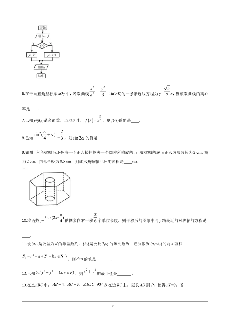 《2020年江苏高考数学试题及答案_高考一二三轮复习_数学_2027年高考数学专项复习更新中_2008年-2026年数学高考真题-G427_2008-2020年高考_2008-2020年_地方卷_江苏08-20》第2页预览