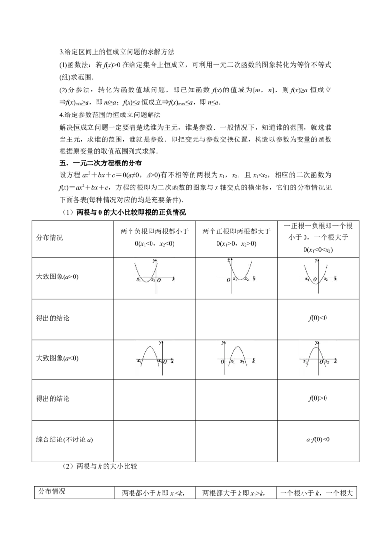 《2.1不等式的性质及一元二次不等式（精讲）（教师版）_数学_一轮复习_2024年_2024年高考数学一轮复习考点思路点拨考法解读概况_资料》第4页预览