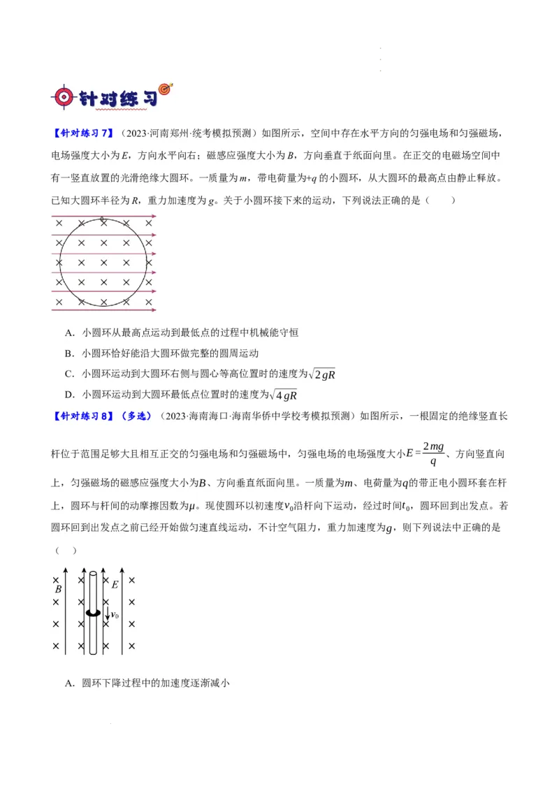 《专题09带电粒子在电磁场中的运动（分层练）（原卷版）(1)_2026版高中《二三轮复习+冲刺复习》》第5页预览