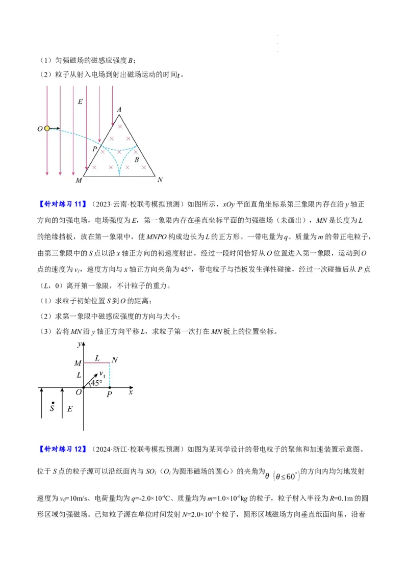 《专题09带电粒子在电磁场中的运动（分层练）（原卷版）(1)_2026版高中《二三轮复习+冲刺复习》》第7页预览
