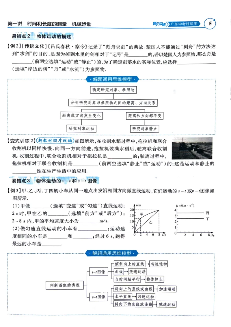 《26春物理突破高分中考广东总复习1-96页_2026秋初中教辅合集_2026《高分突破物理总复习》广东专版》第9页预览