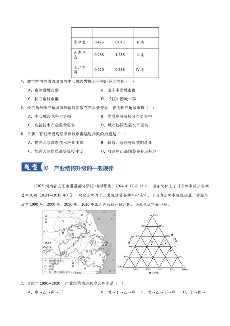 《第35讲城市、产业与区域发展（专项训练）（福建专用）（学生版）_地理_2026年_2026年高考地理一轮课件+讲义+练习（福建专用）-G328》第3页预览