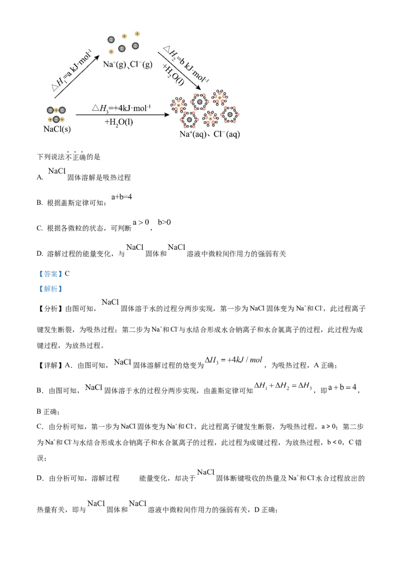 《2025年北京高考真题化学试题（解析版）(1)_高考一二三轮复习_化学_2027年高考化学专项复习_2008年-2026年化学高考真题-G427_2025年高考_2025年高考北京卷化学高考真题解析（参考版）》第8页预览