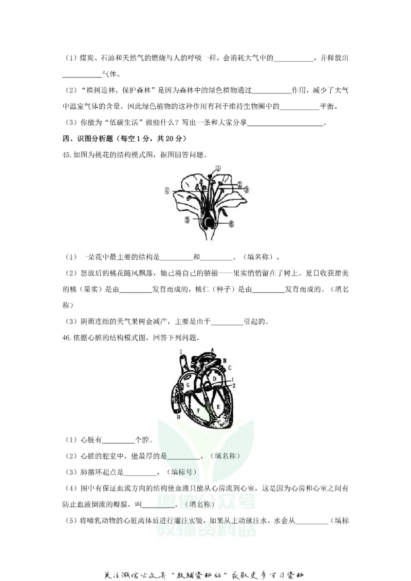 《2018黑龙江省牡丹江市中考生物试题及答案_初高中资料库_初中资料库（转存避免链接过期失效）_初中生物》第5页预览