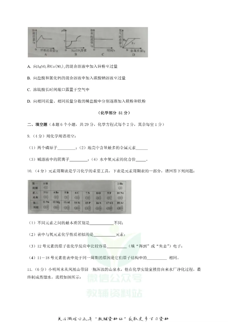 《2020四川达州中考化学真题及答案_初高中资料库_初中资料库（转存避免链接过期失效）_初中化学》第3页预览